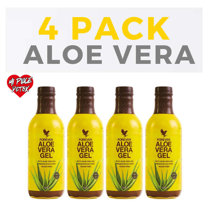 4 PACK COMBO ALOE VERA GEL FOREVER LIVING